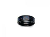 Tungsten Carbide Ring Multi Stone Inlay 7mm