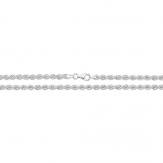 Silver Rope Necklet 18 Inch