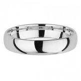 Silver Traditional Court Wedding Ring 4mm