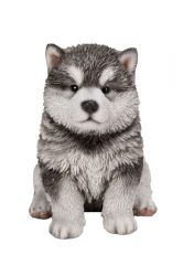 Malamute Puppy Dog - Lifelike Ornament Gift - Indoor or Outdoor - Pet Pals