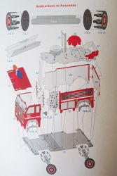 Fire Engine 3D Construction Book - Make Your Own