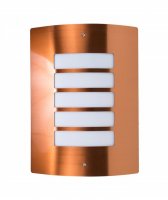 Medlock Stainless Copper & Opal Polycarbonate IP44 Bulkhead (20427)