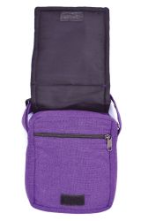 Small Printed Cotton Bag - Purple