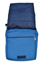 Medium Cotton 4 Patch Bag - Teal