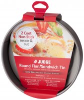 Judge Bakeware Round Flan/Sandwich Tin Loose Base 8