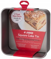 Judge Bakeware Square Cake Tin Loose Base 8