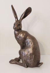 Hare Cold Cast Bronze Ornament - Howard - Frith Sculpture S104