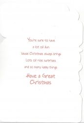 Great Grandad Purple - Christmas Card