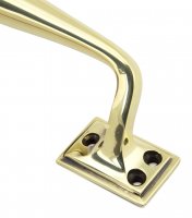 Aged Brass 300mm Art Deco Pull Handle