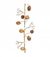 Premier Decorations Lit Rustic Rope Garland 1.65M