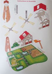 Farm House 3D Construction Book - Make Your Own