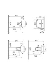 Vitra S20 500 x 420mm Basin