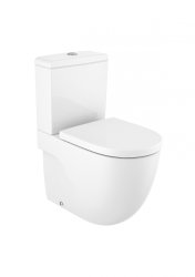 Roca Meridian-N Rimless Compact Close Coupled Toilet - White