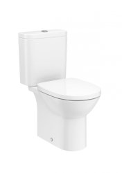 Roca Debba Round Close Coupled Rimless Toilet