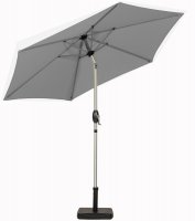 Grey 2.5m Crank and Tilt Parasol