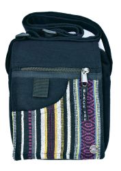 Small Cotton Gheri Bag - Black Multi