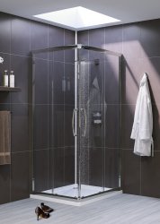 Lakes Semi-Frameless Corner Entry Shower Door