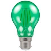 Crompton 4.5W LED Filament Coloured Harlequin Gls BC Green (13674)