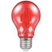 Crompton 4.5W LED Filament Coloured Harlequin Gls ES Red (13766)