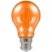 Crompton 4.5W LED Filament Coloured Harlequin Gls BC Orange (13698)