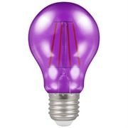 Crompton 4.5W LED Filament Coloured Harlequin Gls ES purple (13742)
