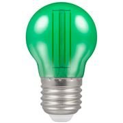 Crompton 4.5W LED Filament Coloured Harlequin Round ES Green (13841)
