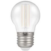 Crompton 4.5W LED Filament Coloured Harlequin Round ES White (13940)
