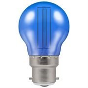 Crompton 4.5W LED Filament Coloured Harlequin Round BC Blue (13810)