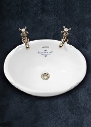 Silverdale Victorian 510mm Inset Basin - White