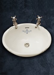 Silverdale Victorian 510mm Inset Basin - Old English White