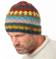 Pure Wool - Geometric Beanie - Jazzy 3