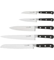 Sabatier & Stellar IS Range 5 Piece Knife Block Set - Black