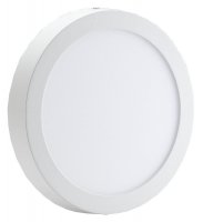 Circular LED Panel 15w 200mm dia White Trim - 3000K
