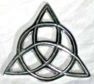 Open Triquetra Altar Tile