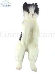 Soft Toy Black and White Cat by Hansa (45cm) 4642