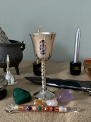 Small Silver Pentagram Chalice