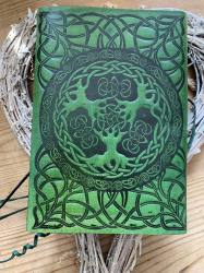 Tree of Life Leather Book of Shadows Journal