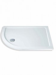 MX Elements 1200 x 800mm Offset Quadrant Shower Tray