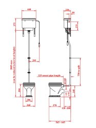 Silverdale Victorian High Level Toilet - White