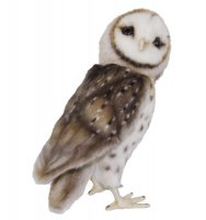 Soft Toy Barn Owl Bird of Prey by Hansa (27cm) 7644