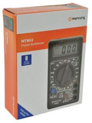 Mercury 600.102 Digital Multitester Shrouded Probes And Battery 19 Test Ranges