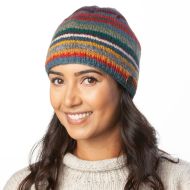 NAYA - Strata beanie - pure wool - crag