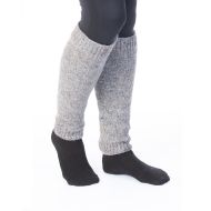 Pure Wool Leg warmer - Plain - Grey Heather