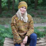 Handmade Pure Wool - Wotknot Jumper - Mustard