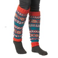 Pure Wool Leg warmer - Cosmos - Spice