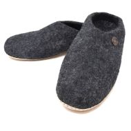 Pure Wool Felt - Slippers - Charcoal