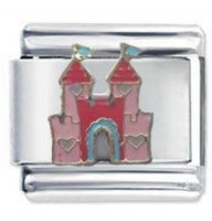 Princess Castle Italian Charm for Classic size bracelet