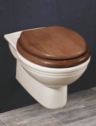 Silverdale Belgravia Wall Hung Toilet - Old English White