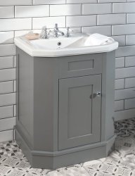 Silverdale Empire 700mm Vanity Unit and Basin - Dark Lead