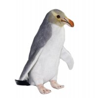 Soft Toy Bird, Yellow Eyed Penguin by Hansa (22cm) 7089